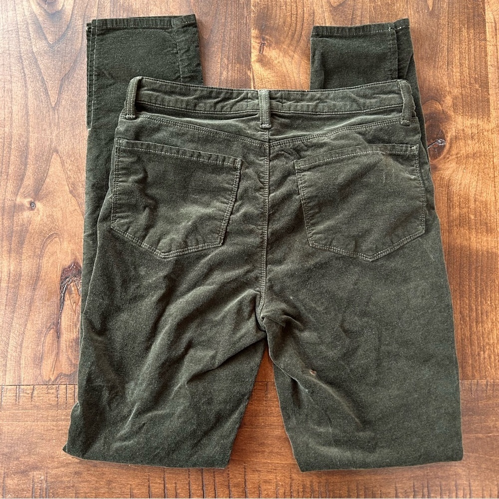L'AGENCE Josie High Rise Skinny Split Hem Pants – Hunter Green | Size 28 - Picture 8 of 9